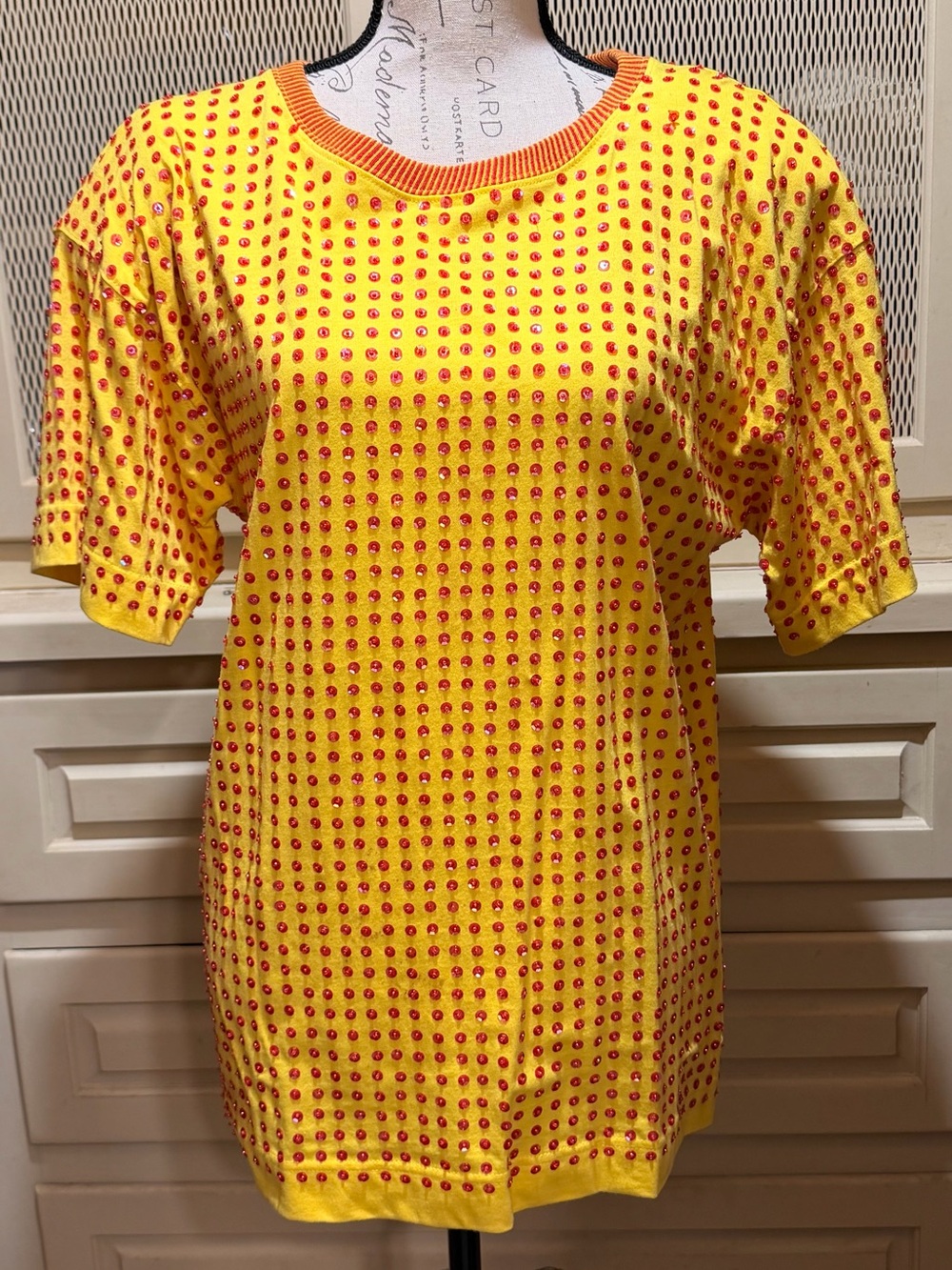 VTG Gene Ewing BIS Wrinkled Rich Sequin Top